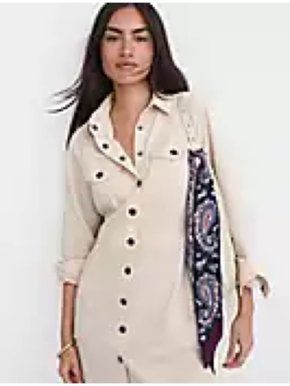 Loft Corduroy Mini Pocket Shirtdress